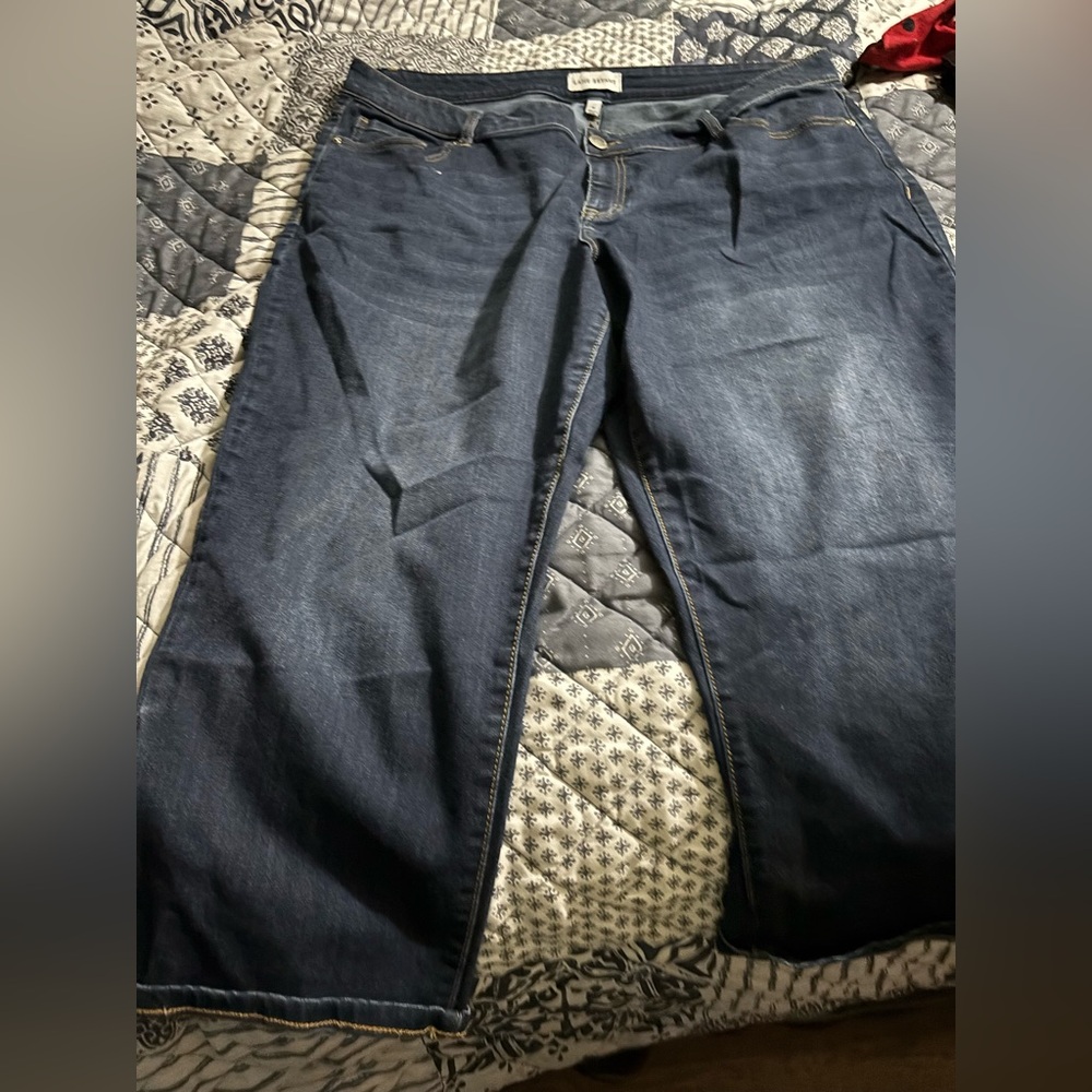 Lane Bryant Men's Deep Indigo Relaxed Jeans
